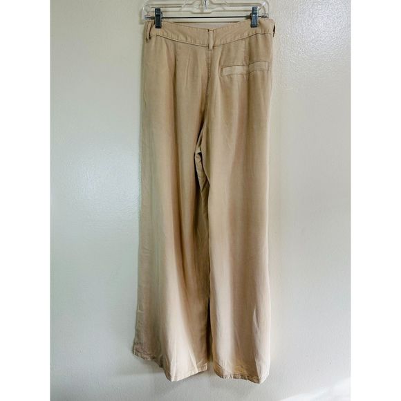 Forever 21 Women's Hipster Wide Leg Pleated Front High Waisted Pants, Size M - Picture 4 of 4